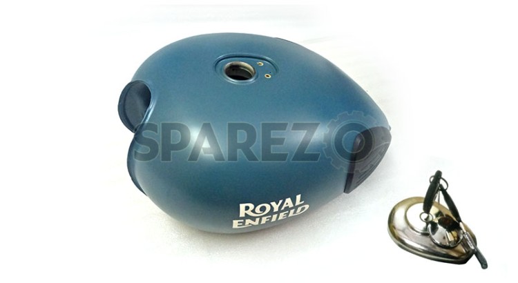 Royal Enfield Classic 500cc EFI Squadron Blue Fuel Petrol Gas Tank - SPAREZO